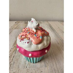 Porcelain cupcake Easter spring egg‎ baker decor candle bunny rabbit spring